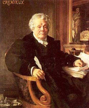 French Politician Adolphe Cremieux 